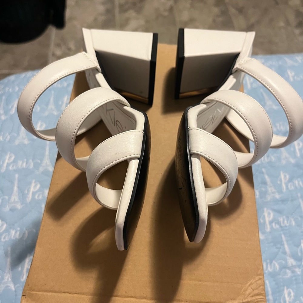 Calvin Klein white shoes